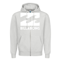 Dove Grey BILLABONG WAVE Zipper Hoodie - linhVisuals
