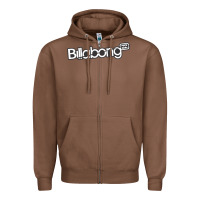 Chestnut BILLABONG LIGHT Zipper Hoodie - linhVisuals