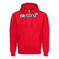 Red BILLABONG LIGHT Zipper Hoodie - linhVisuals