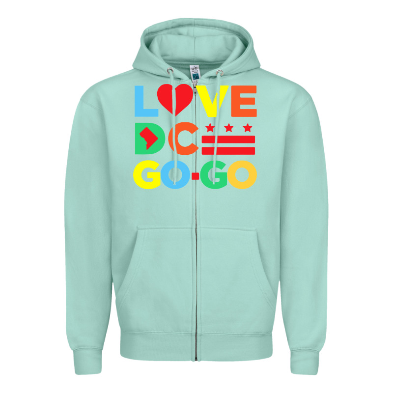#love Dc Go Go Zipper Hoodie by linhVisuals | Teevron