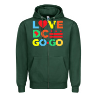Sports Green #love dc go go Zipper Hoodie - linhVisuals