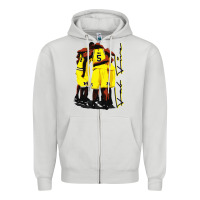 Dove Grey fab 5 Zipper Hoodie - linhVisuals