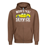 Chestnut moms taxi service Zipper Hoodie - linhVisuals