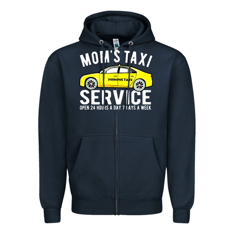 Moms Taxi Service Zipper Hoodie by linhVisuals | Teevron