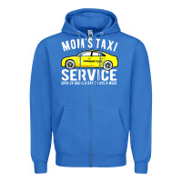 True Royal moms taxi service Zipper Hoodie - linhVisuals