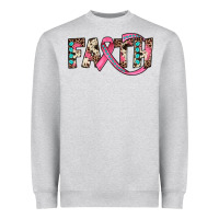 Heather Grey faith Heavyweight Sweatshirt - JahusDesignShop