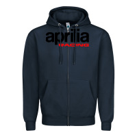 Navy aprillian racing Zipper Hoodie - linhVisuals