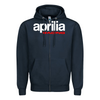 Navy aprillian racing Zipper Hoodie - linhVisuals
