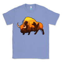 Colony Blue western bison Classic Tee - Jasminsmagicworld