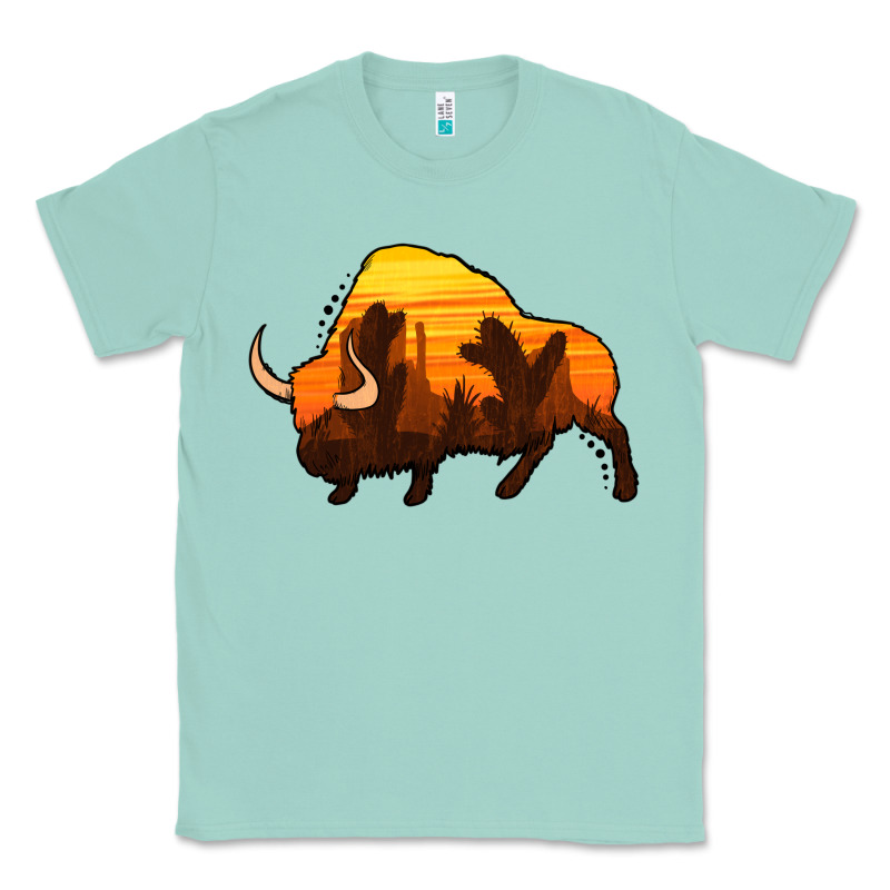 Western Bison Classic Tee by Jasminsmagicworld | Teevron
