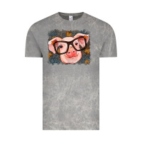 Cloud Rock Fall Autumn Pig Vintage Tee - RanaPortraitStore
