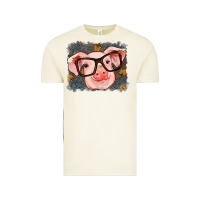 Vintage Arctic Fall Autumn Pig Vintage Tee - RanaPortraitStore