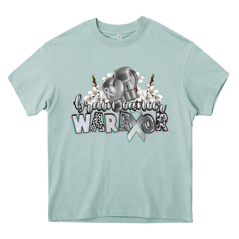 Brain Cancer Warrior Heavy Core Tee by CowGirlArtShop | Teevron