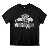 Black brain cancer warrior Heavy Core Tee - CowGirlArtShop