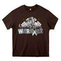 Chocolate Brown brain cancer warrior Heavy Core Tee - CowGirlArtShop