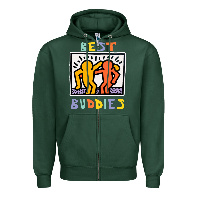 Best Buddies Has Landed Zipper Hoodie by linhVisuals | Teevron
