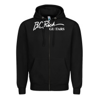 Black bc rich guitar Zipper Hoodie - linhVisuals