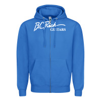 True Royal bc rich guitar Zipper Hoodie - linhVisuals