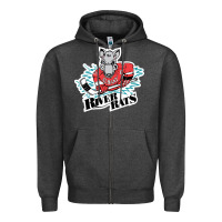 Charcoal Heather The-albany-river-rats-cute Zipper Hoodie - linhVisuals