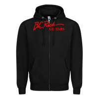 Black bc rich guitar Zipper Hoodie - linhVisuals