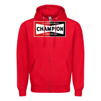 Red champion spark plugs company Zipper Hoodie - linhVisuals