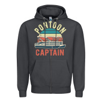 Smoke pontoon captain vintage boating party funny gift for pontooning lover Zipper Hoodie - linhVisuals