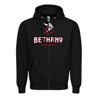 Black bethany lutheran college vikings Zipper Hoodie - linhVisuals