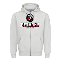 Dove Grey bethany lutheran college vikings Zipper Hoodie - linhVisuals