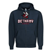 Navy bethany lutheran college vikings Zipper Hoodie - linhVisuals