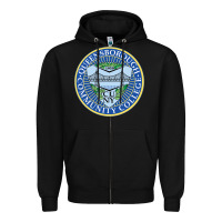 Black 5000px queensboroughcc Zipper Hoodie - linhVisuals