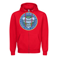 Red 5000px queensboroughcc Zipper Hoodie - linhVisuals