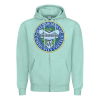 Seafoam 5000px queensboroughcc Zipper Hoodie - linhVisuals
