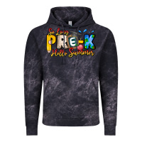 Cloud Black So Long Pre K Hello Summer Vintage Hoodie - CowhideDigitalArt