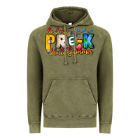Vintage Olive So Long Pre K Hello Summer Vintage Hoodie - CowhideDigitalArt