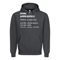 Hvac Apprentice T Shirt Zipper Hoodie | Teevron