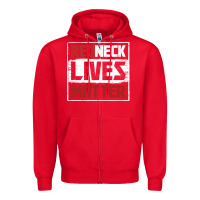 Red redneck lives matter distressed Zipper Hoodie - linhVisuals