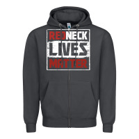 Smoke redneck lives matter distressed Zipper Hoodie - linhVisuals