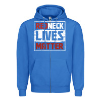 True Royal redneck lives matter distressed Zipper Hoodie - linhVisuals