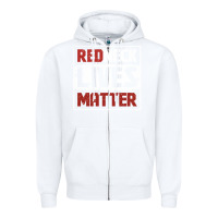 White redneck lives matter distressed Zipper Hoodie - linhVisuals