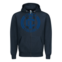 Navy ithaca college bombers Zipper Hoodie - linhVisuals