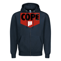 Navy #manchester #orchestra #cope Zipper Hoodie - linhVisuals