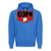 True Royal #manchester #orchestra #cope Zipper Hoodie - linhVisuals