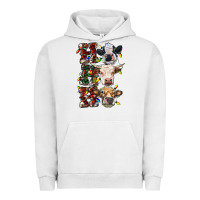Pigment Lunar Rock Ho Ho Ho Cows Urban Hoodie - RanaPortraitStore