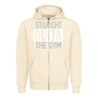 Sandshell straight outta the gym Zipper Hoodie - linhVisuals
