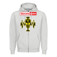 Dove Grey Queensrÿche Zipper Hoodie - linhVisuals