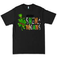 Black St. Patrick's Mister shenanigans Premium Tee - OliviaCreatesArt