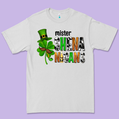 St. Patrick's Mister Shenanigans Premium Tee Designed By Oliviacreatesart