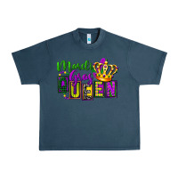 Midnight Navy mardi gras queen Urban Heavy Tee - FaDigitalArtStudio