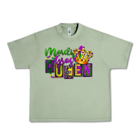 Oil Green mardi gras queen Urban Heavy Tee - FaDigitalArtStudio