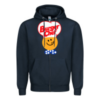 Navy burger chef Zipper Hoodie - linhVisuals